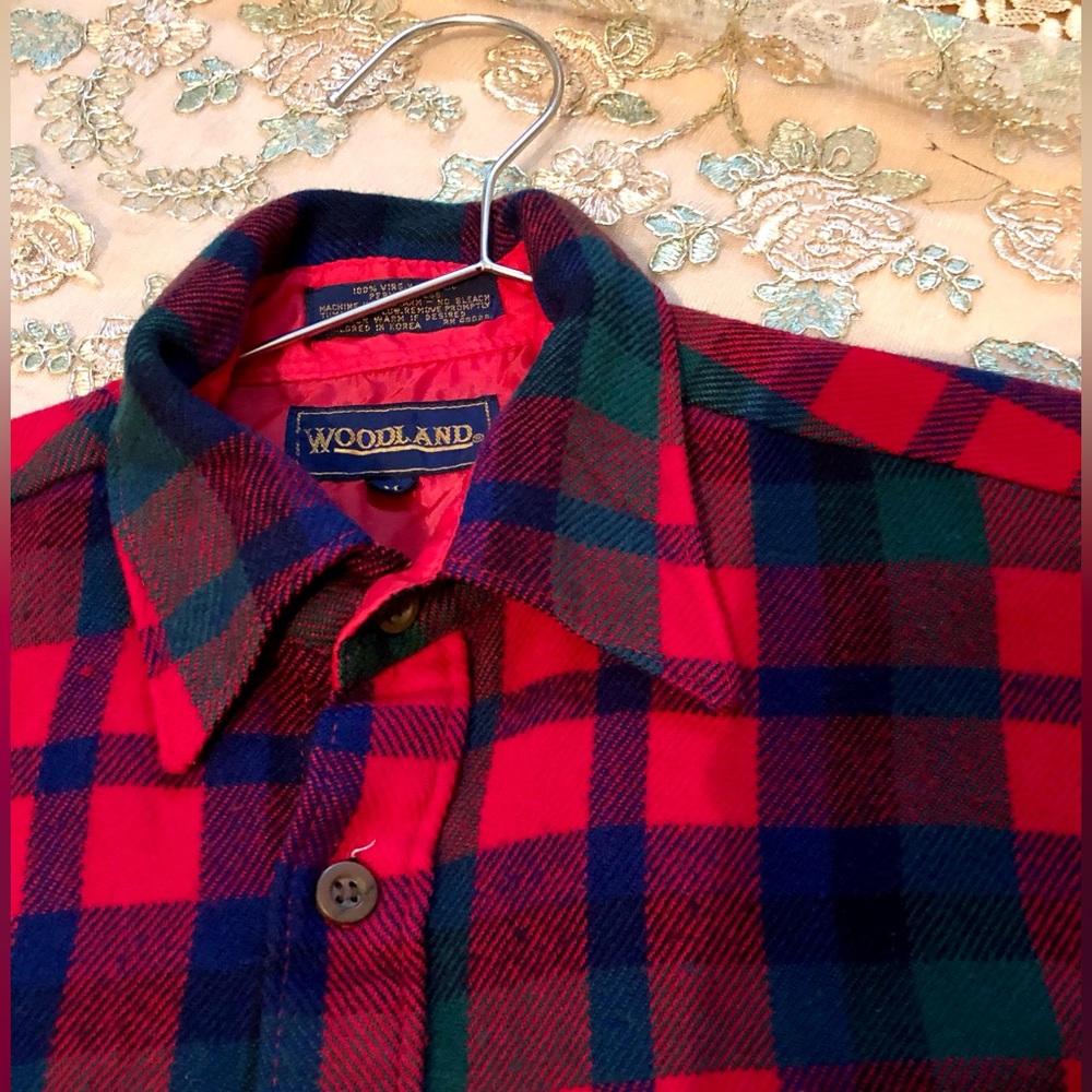 Red Flannel Shirt Size Medium And The Brand Is Woodland